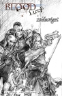 Bloodlust: Zsoldosvégzet ceruzarajzos borító (régi design)