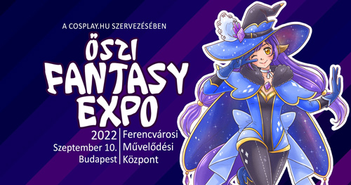 A 2022-es Őszi Fantasy Expo plakátja és Facebook eseménye (klikk)