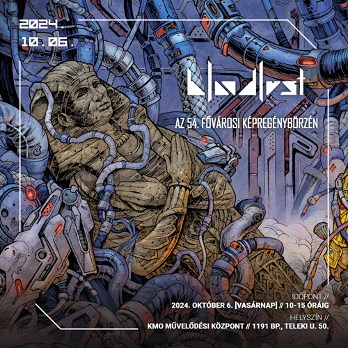Október 6-án rendezik meg az 54. Fővárosi Képregénybörzét, amelyen ismét megtaláljátok a Bloodlust Comics asztalát újdonságainkkal. Klikk a hivatalos Facebook eseményhez!
